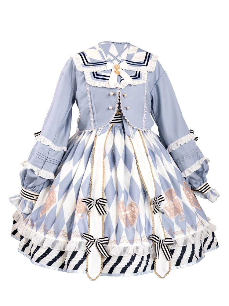 Sailor Belle Harlequin Sweet lolita Dress