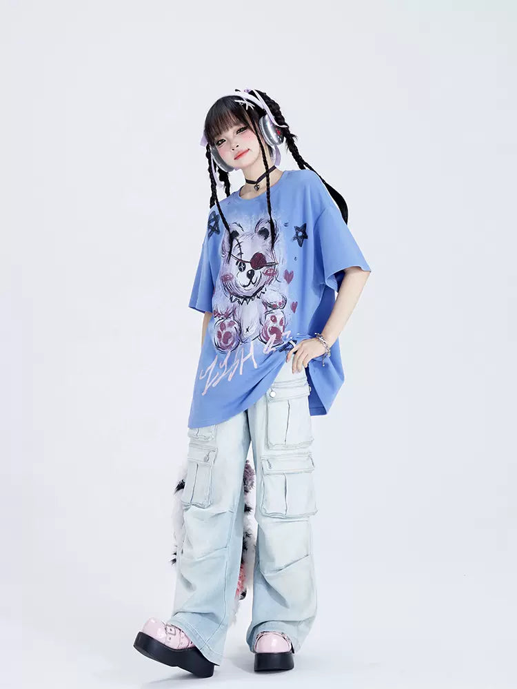 Dark Fantasy Teddy Oversized T-shirt