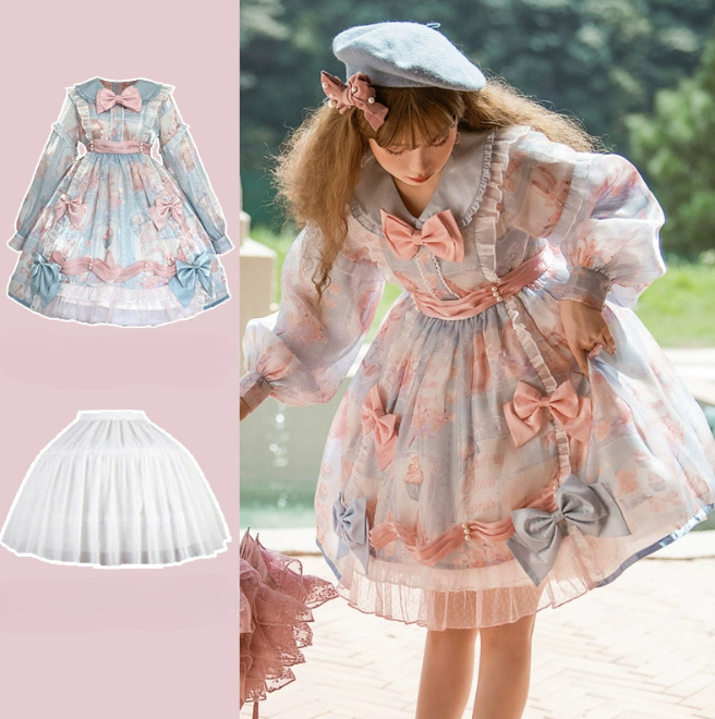 Cotton Candy Pastel Lolita Dress