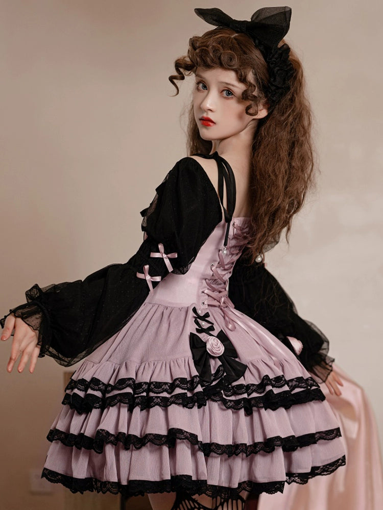 Gothic Rose Petal Dress