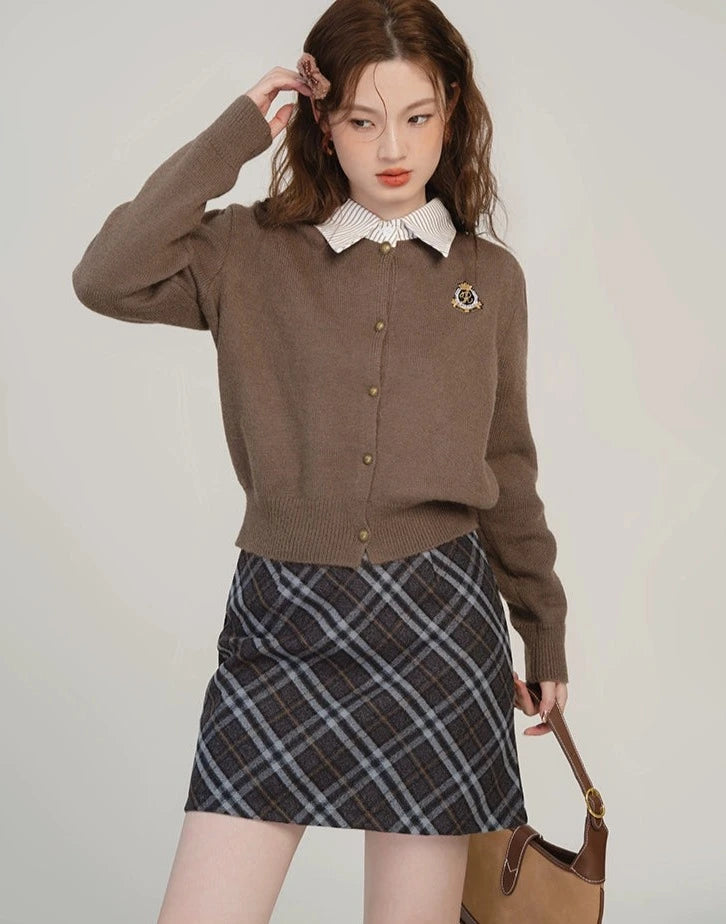 Classic Charm Cardigan, Skirt