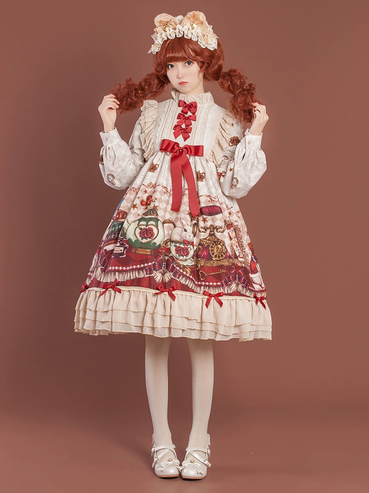 High Waist Fairy Tale Sweet Lolita