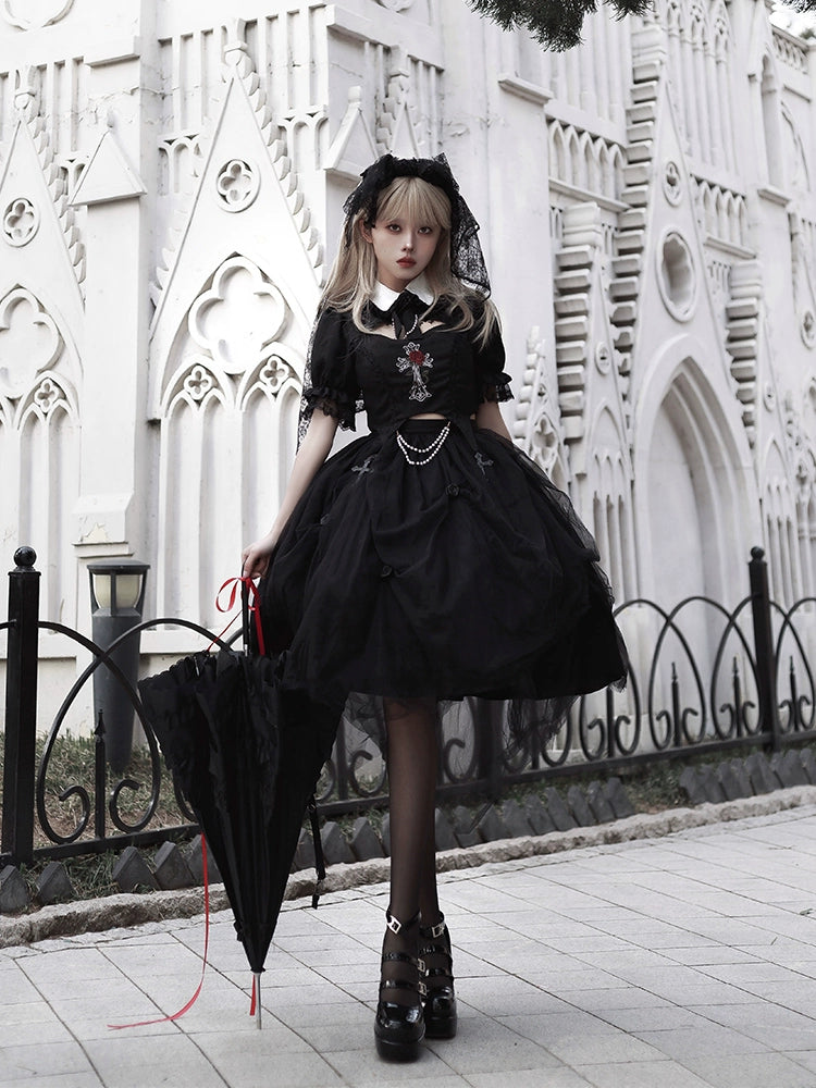 Sweet Cool Black Gothic Lolita Dress