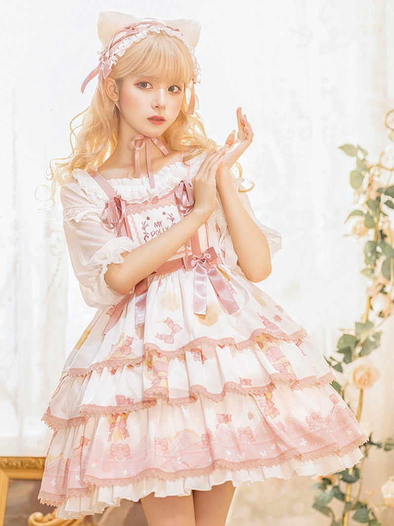 Sugar Pink Ribbon Princess Dress