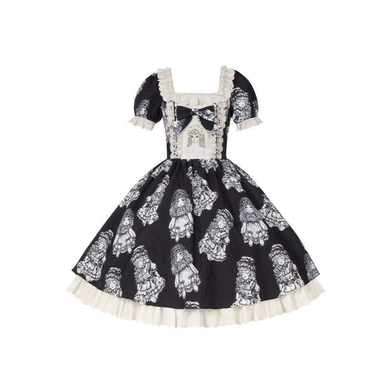 Dollhouse Noir Elegance Dress