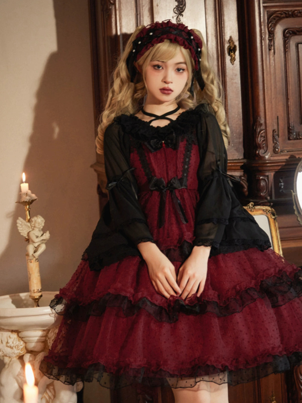 Dark Ruby Delight Dress