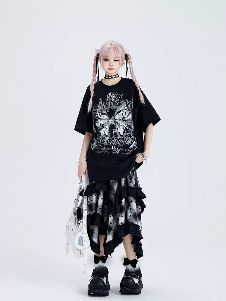 Dark Butterfly Oversized T-shirt