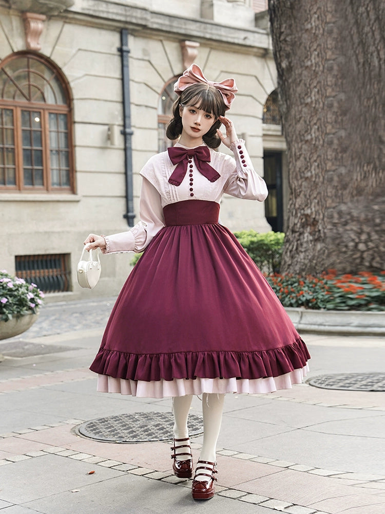 Chic Heritage Sophisticated Lolita Dress