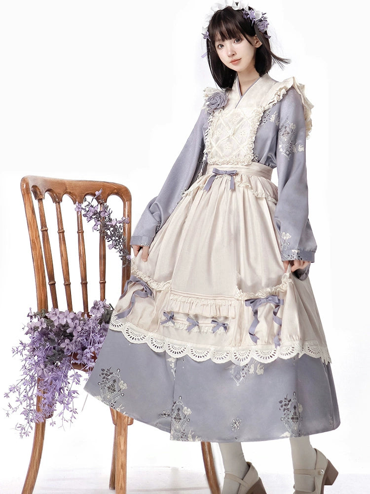 Lavender Lace Lolita Dress