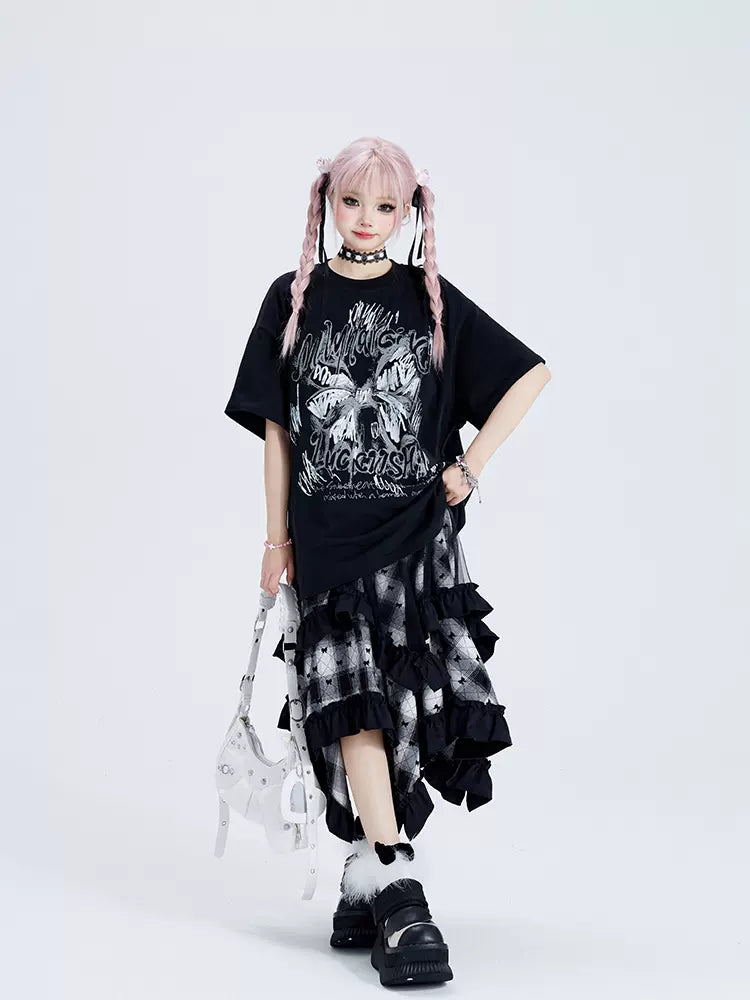 Dark Butterfly Oversized T-shirt