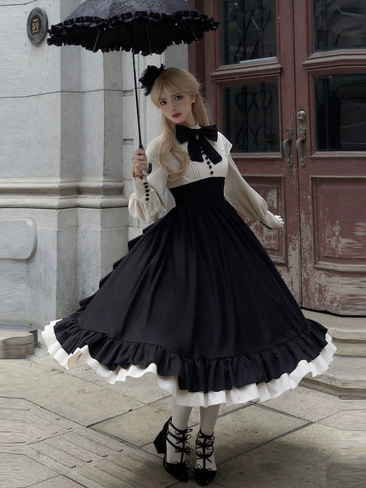 Chic Heritage Sophisticated Lolita Dress