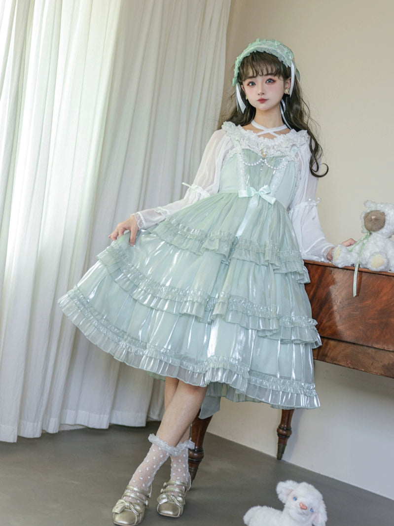 Pastel Mint Princess Dress