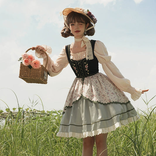 Alpine Blossom Maiden Dress