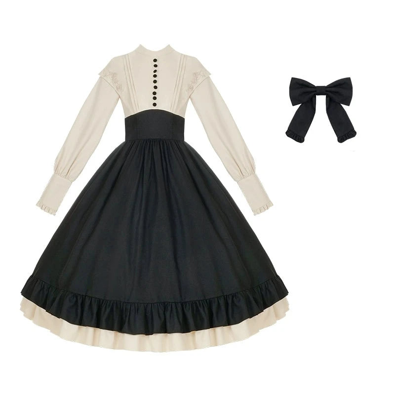 Chic Heritage Sophisticated Lolita Dress