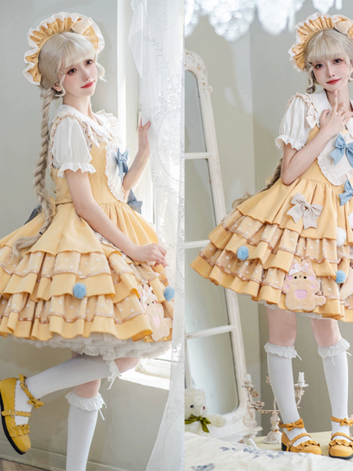 Sunny Bunny Delight Ruffle Dress