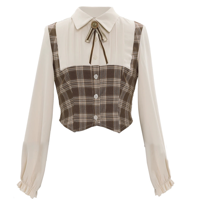 Vintage Scholar Plaid Ensemble