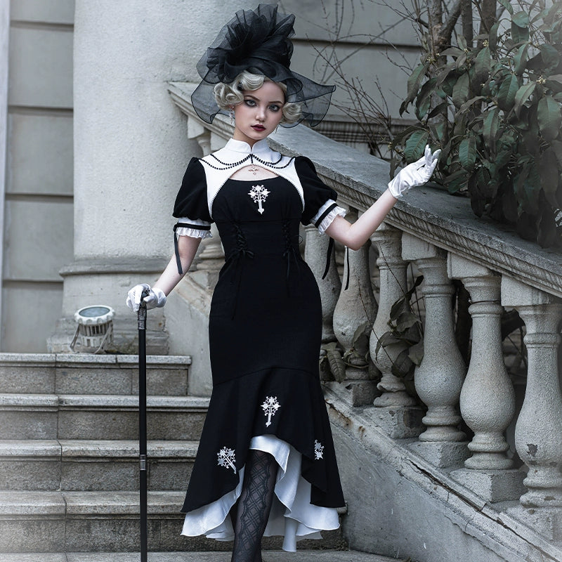 Gothic Reverie Midnight Opulence Dress