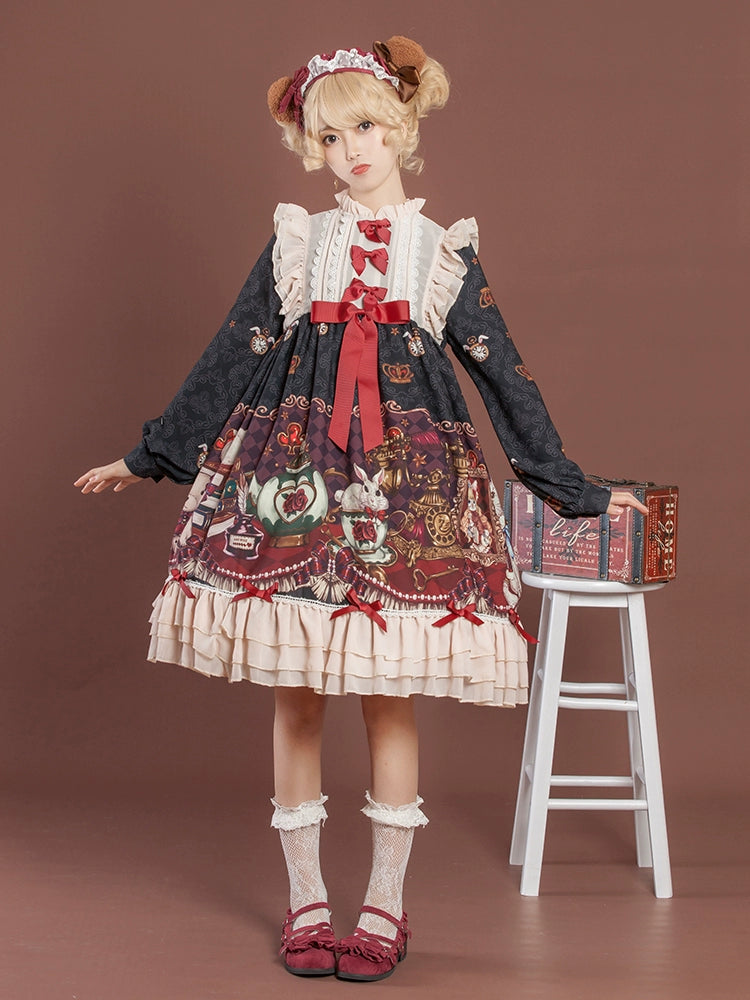 High Waist Fairy Tale Sweet Lolita