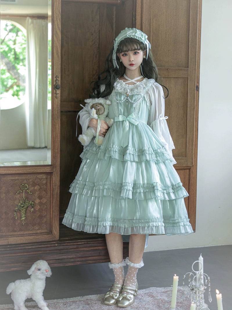 Pastel Mint Princess Dress