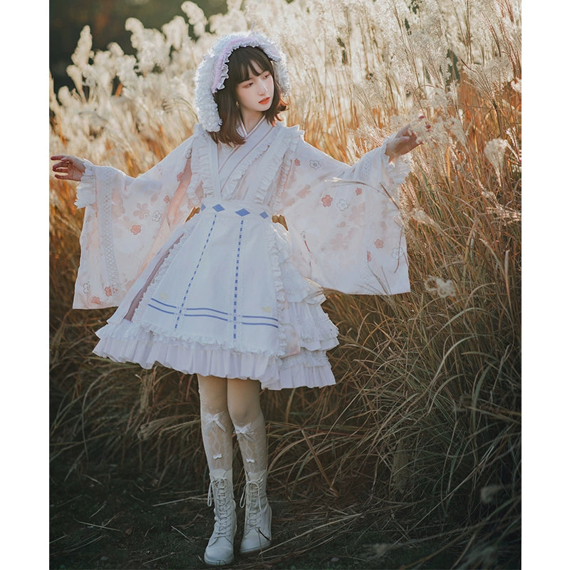 Big Bow Sakura Kimono-Style Lolita Dress