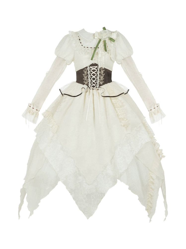 Fairy Tale Ruffle WhiteDress