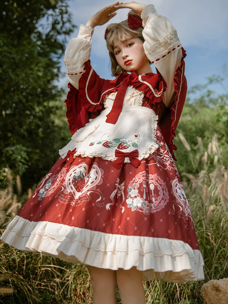 Strawberry Red Riding Hood Dress