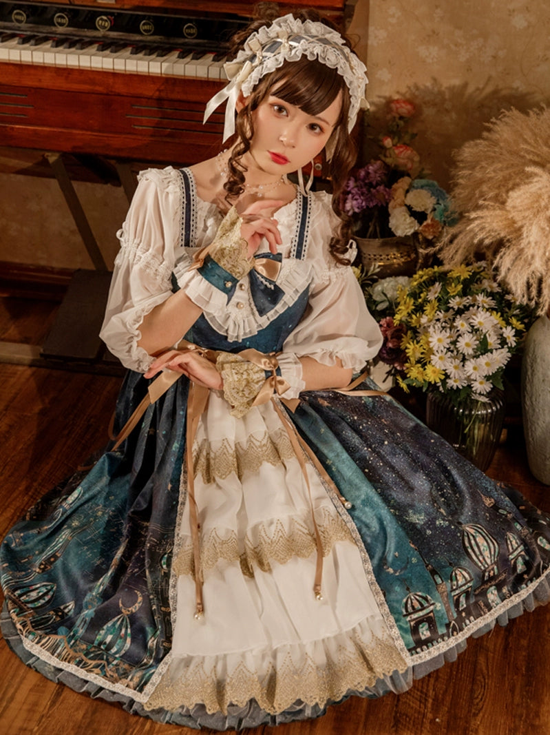 Starlit Midnight Magic Lolita Dress