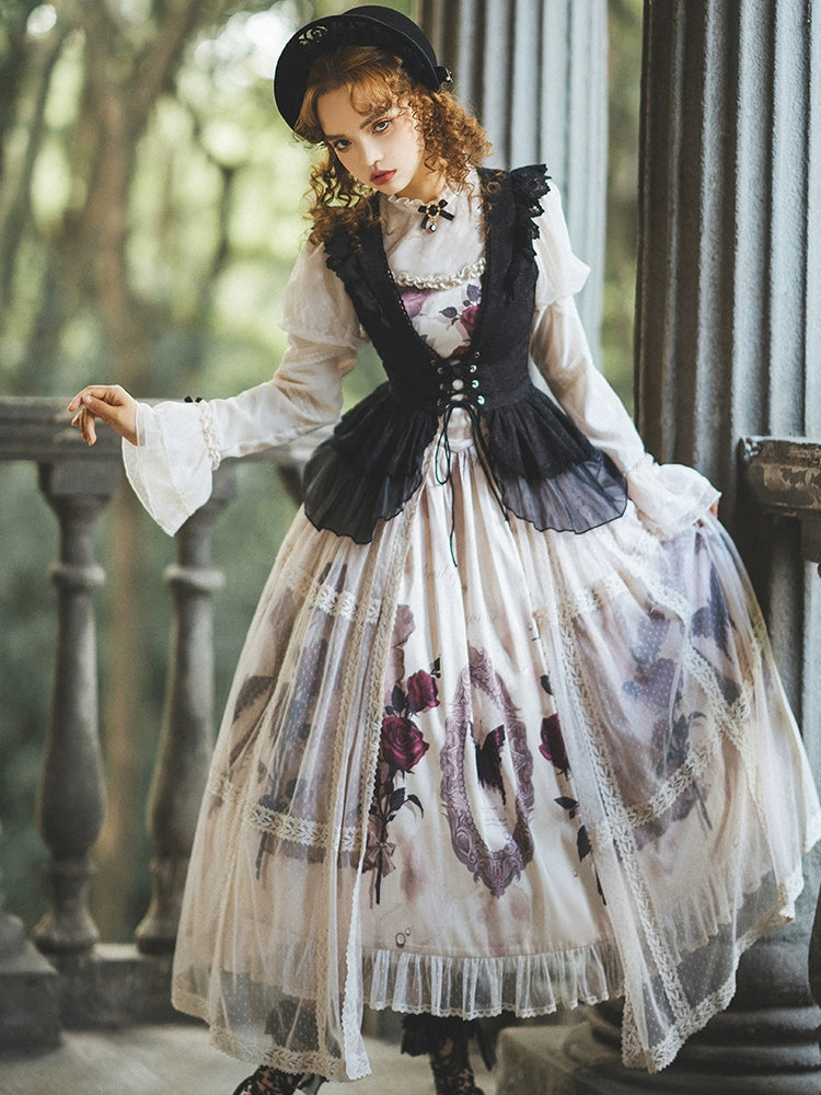 Vintage Woodland Elegance Dress