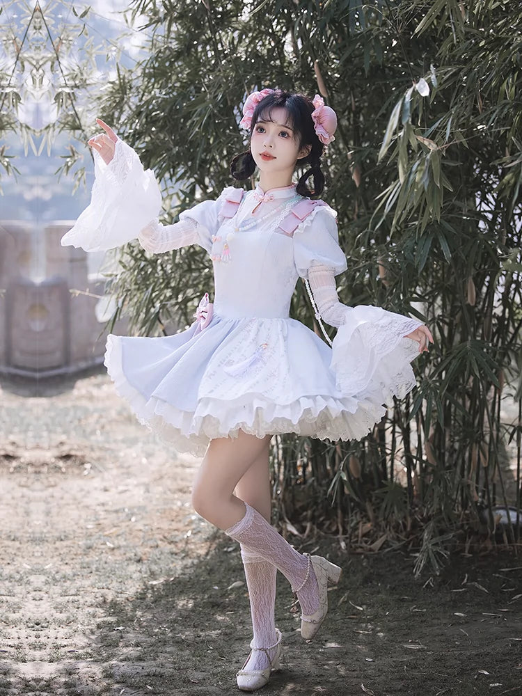 Gothic Scroll Chinese Lolita Dress