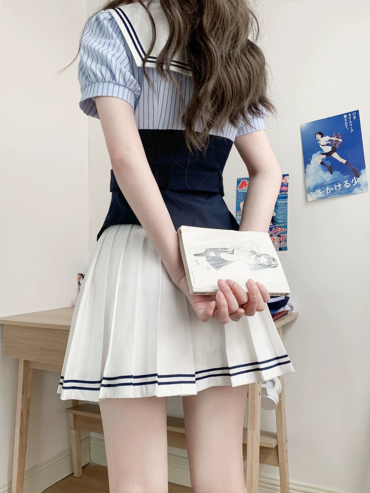 Sailor Collar Schoolgirl Set