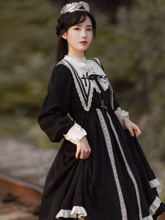 Midnight Monarch Gothic Royalty Dress