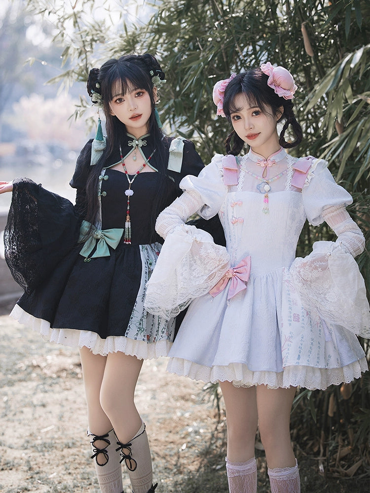 Gothic Scroll Chinese Lolita Dress