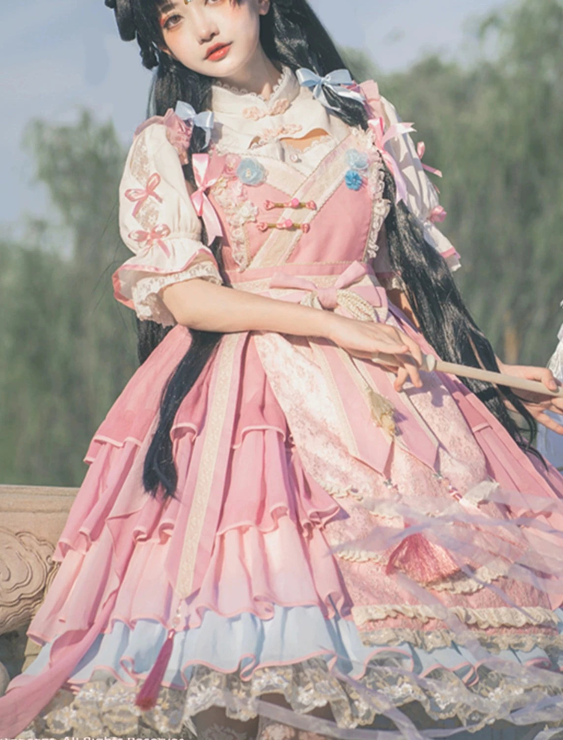 Rosy Enchantment Princess Dress