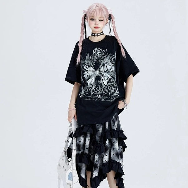 Dark Butterfly Oversized T-shirt