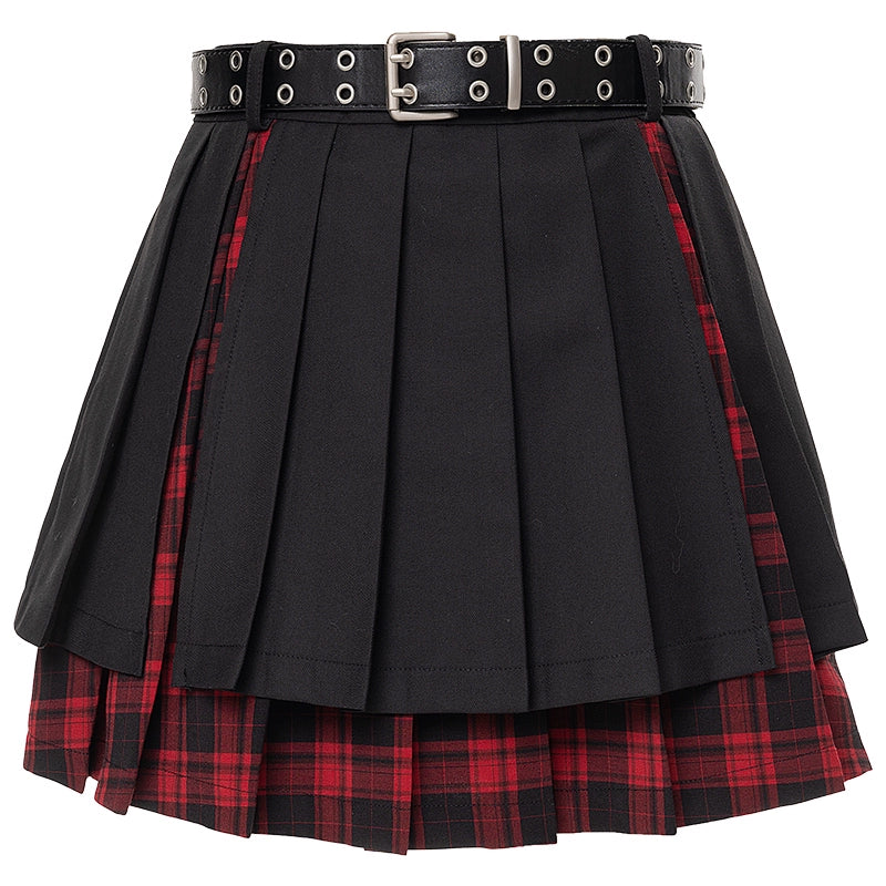 Grunge Checkered School Set