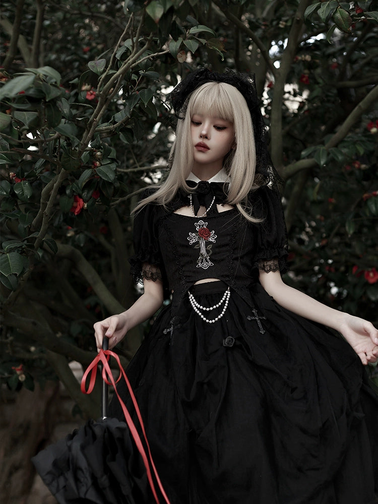 Sweet Cool Black Gothic Lolita Dress