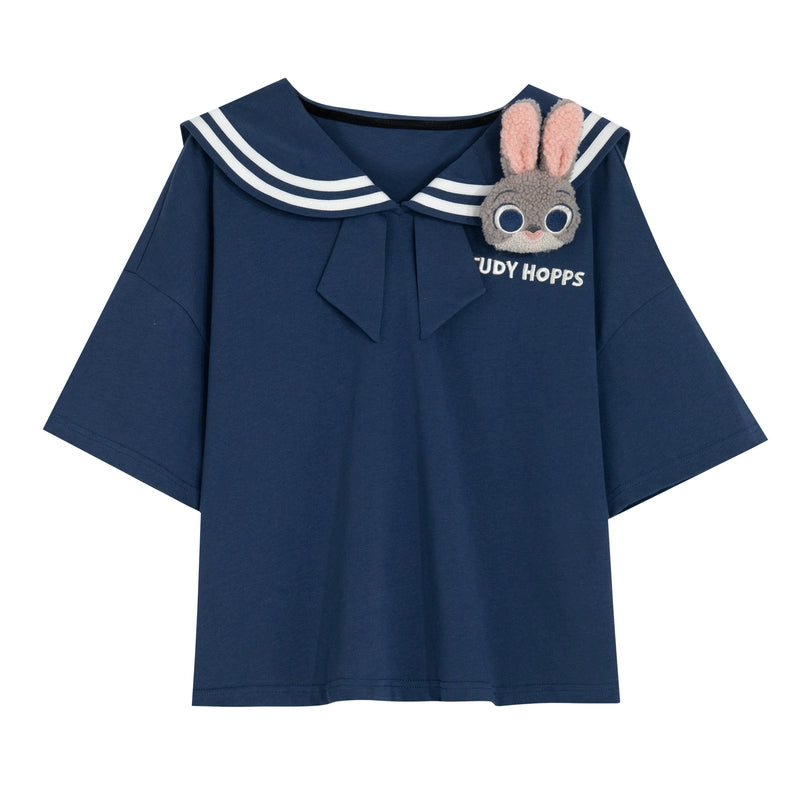 Navy Collars College Style Fashion Set