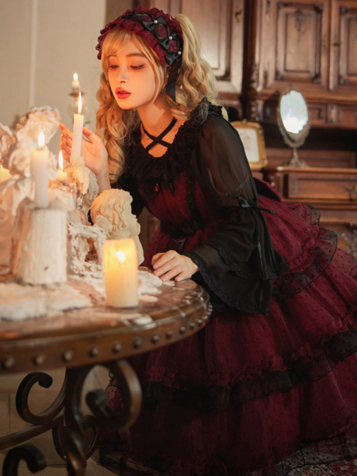 Dark Ruby Delight Dress