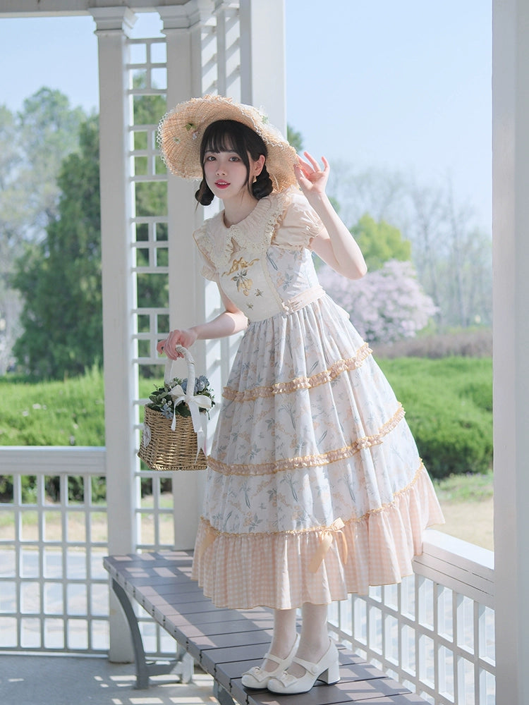 Vintage Blossom Meadow Maiden Dress