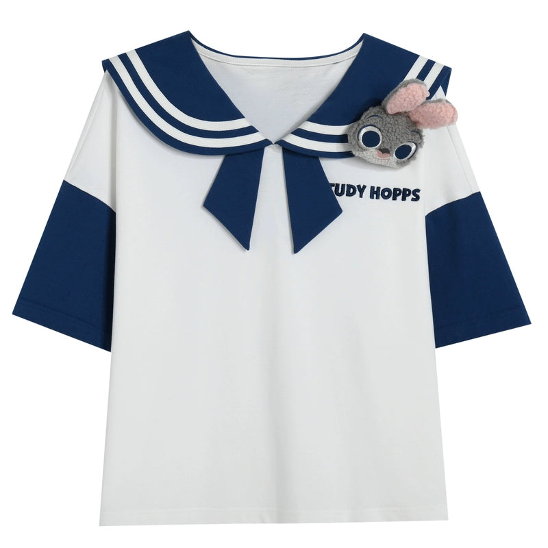 Navy Collars College Style Fashion Set