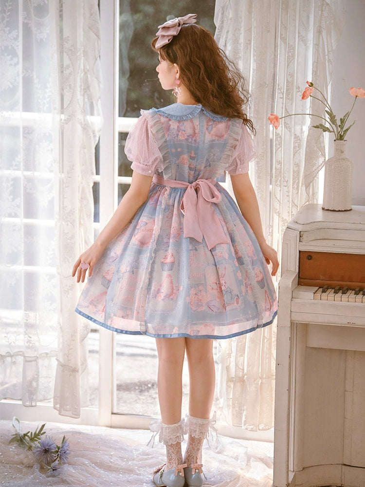 Cotton Candy Pastel Lolita Dress