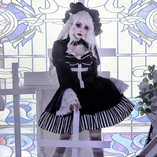 Gothic Cross Dark Reverence Dress