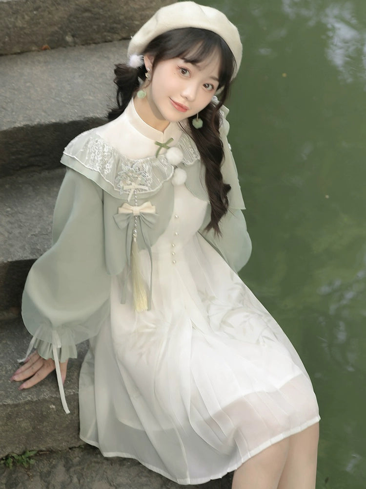 Ethereal Sage Fairy Lolita Dress