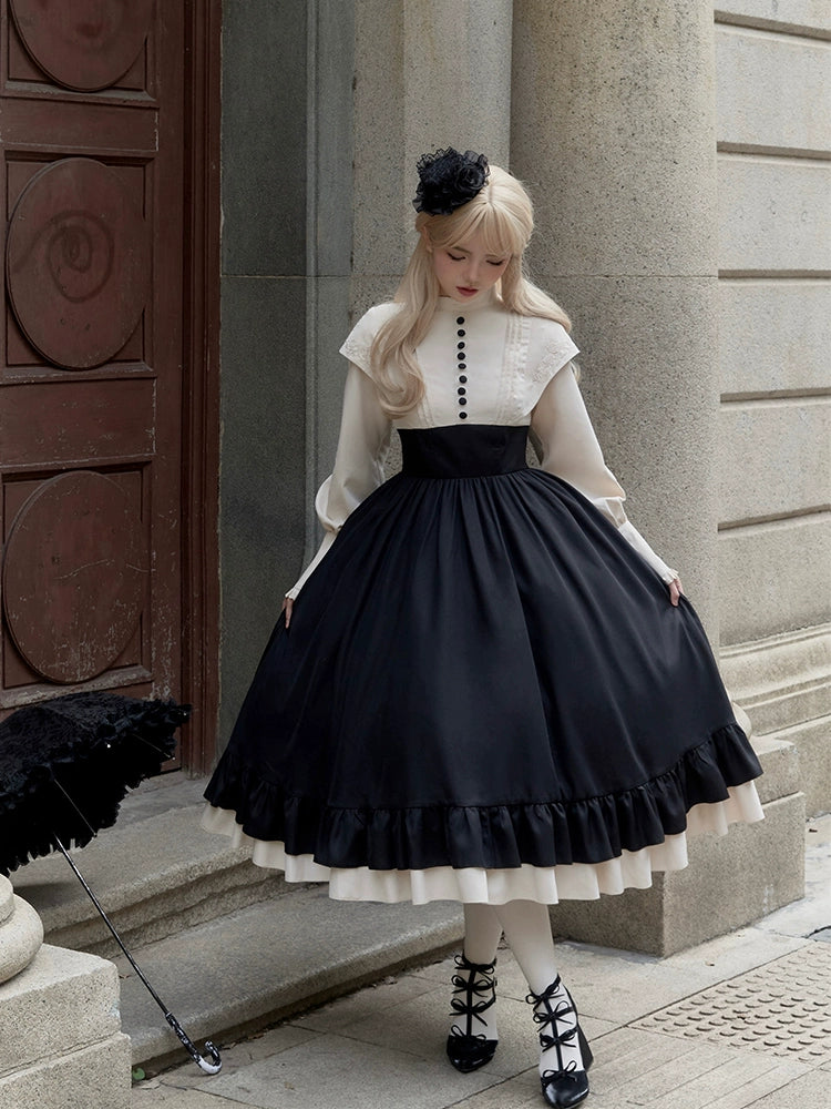 Chic Heritage Sophisticated Lolita Dress