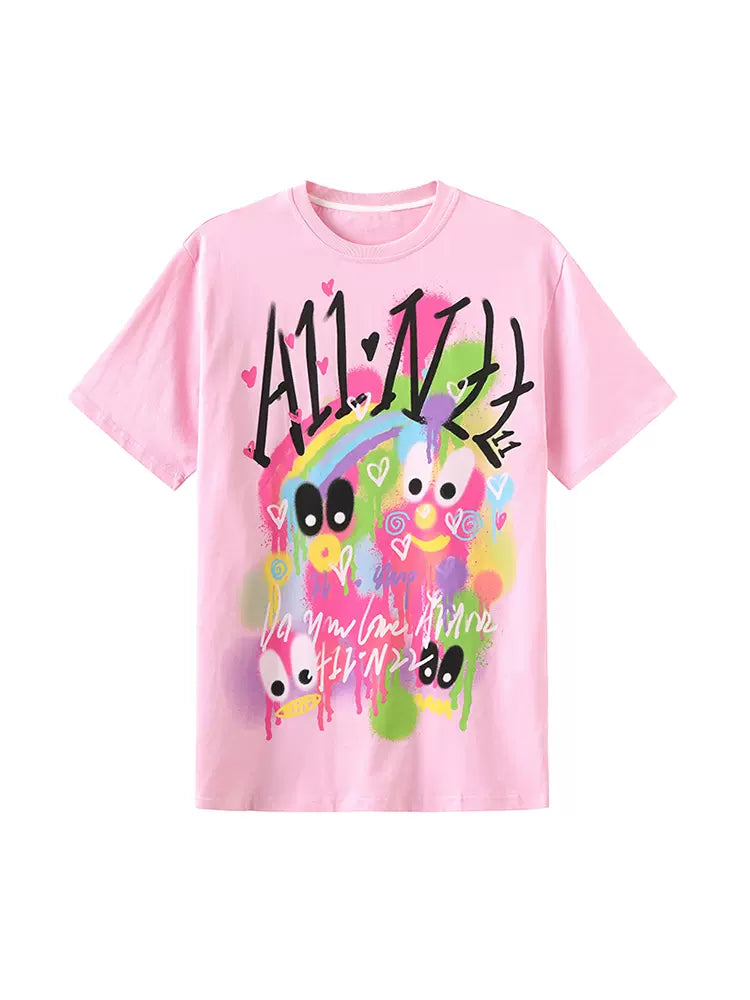 Kawaii Graffiti Oversized T-shirt