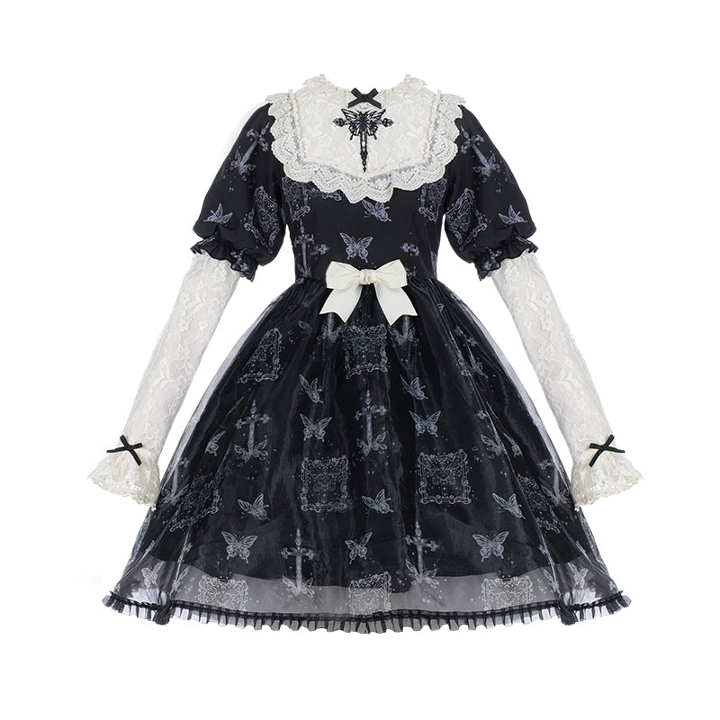 Gothic Butterfly Elegance Dress