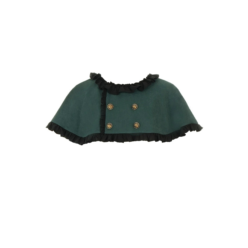 Emerald Evergreen Victorian Charm Dress