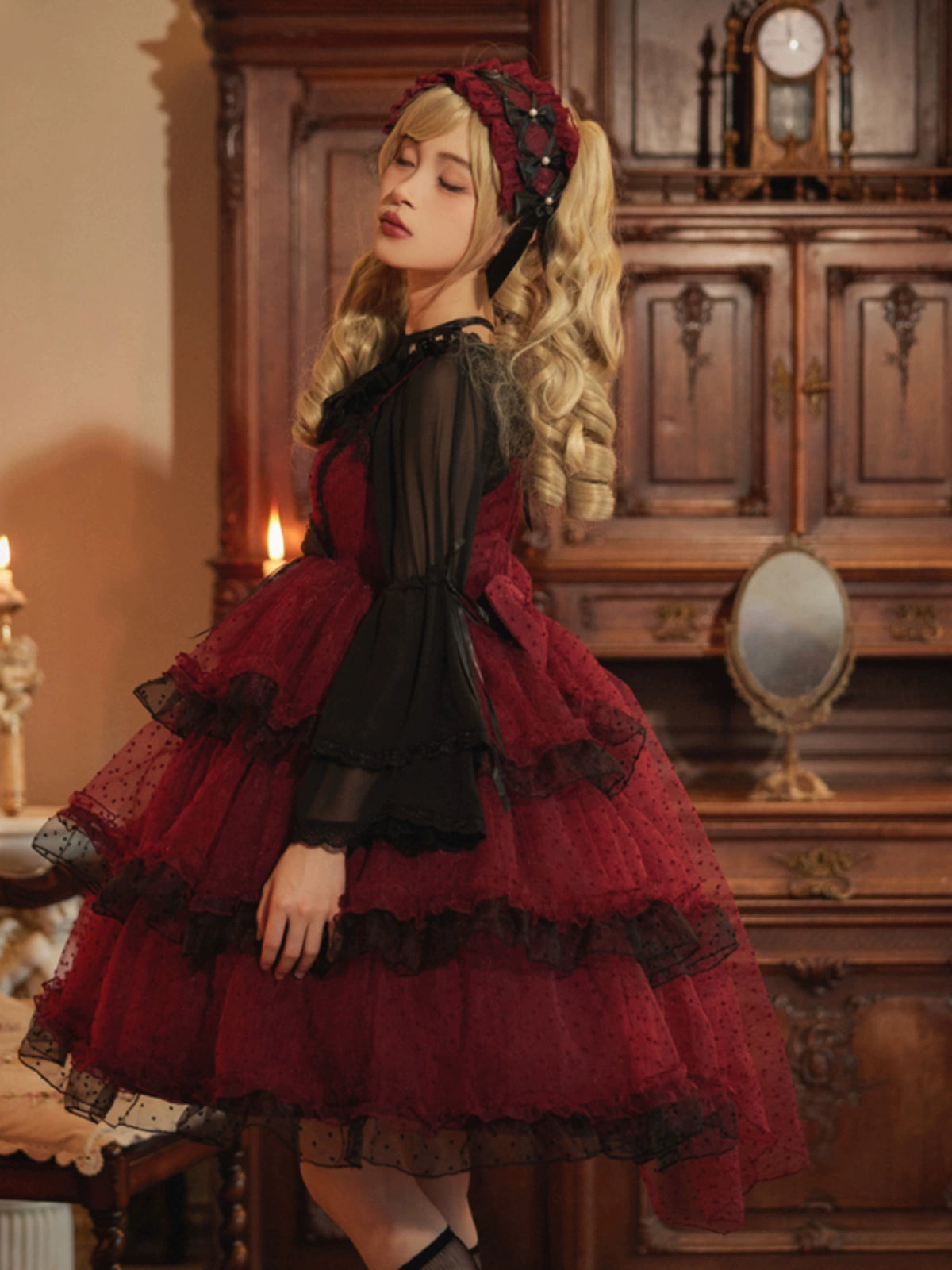 Dark Ruby Delight Dress