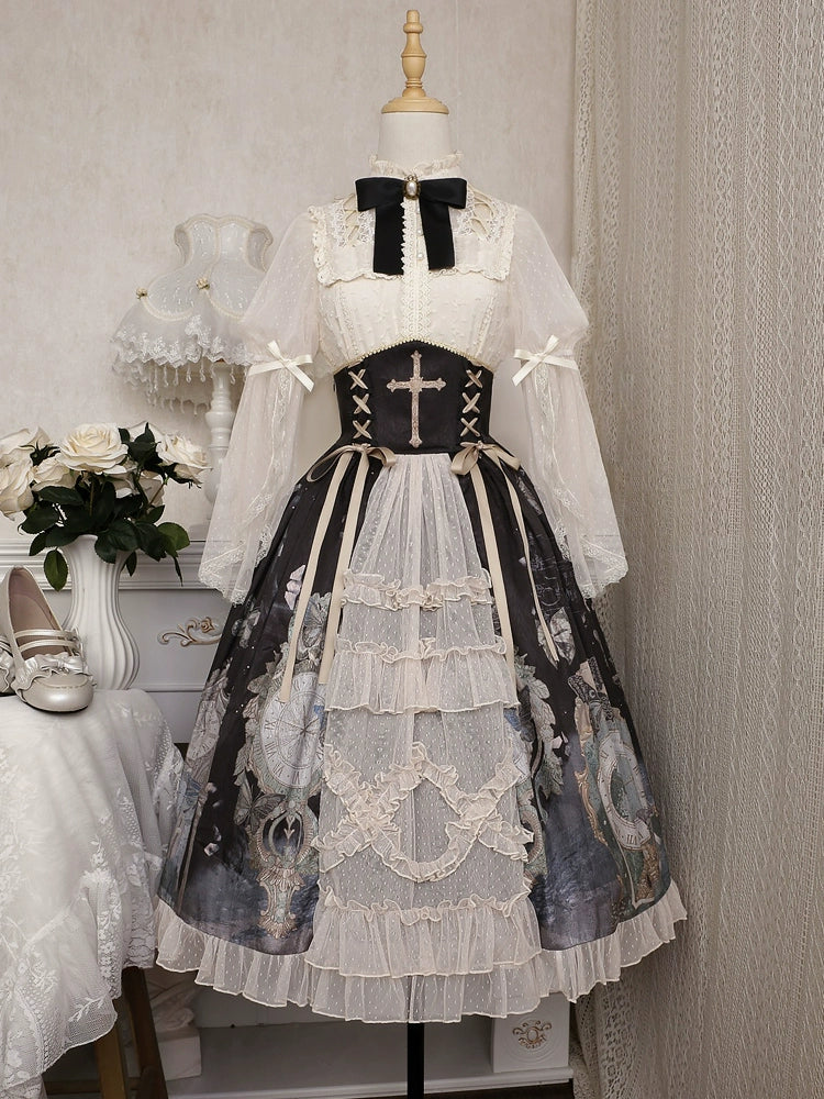 Victorian Midnight Clockwork Dress