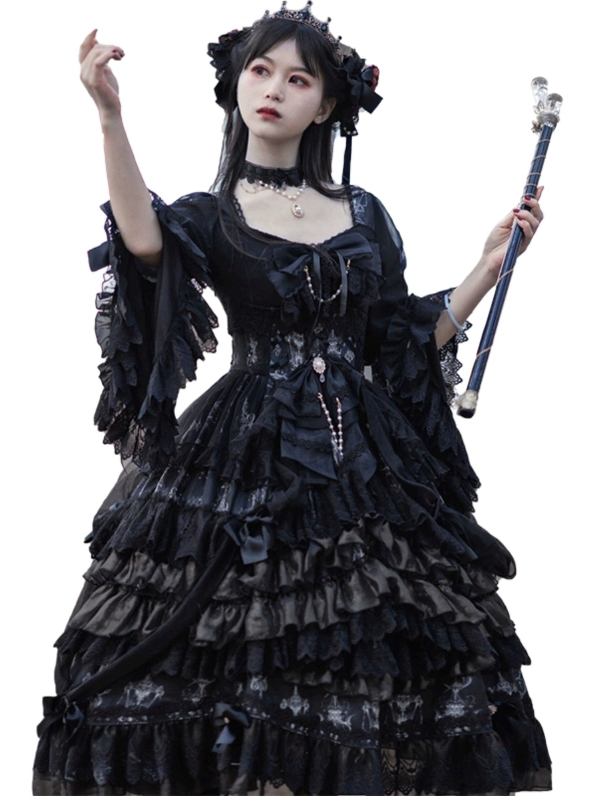 Ebon Enchantress Witchcraft Dress